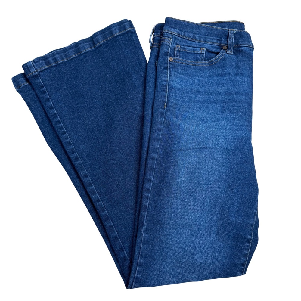 Sofia Jeans Melisa Flare Jeans Women Size 12 Retro Chic High Waisted